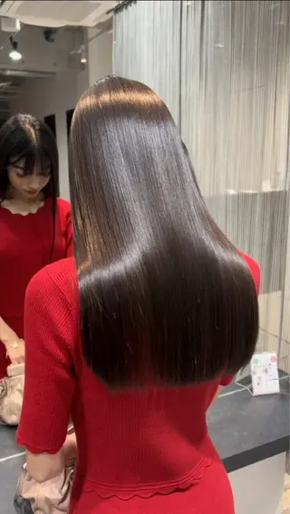 セミロング カラー 髪質改善 SHEER. 大阪梅田【シアー】所属・村上｜髪質改善 プロデュースのヘアスタイル
