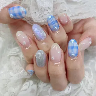 ネイル La neige* yuki 🥯🍑のネイルデザイン