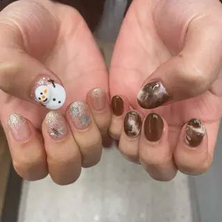 ネイル 韓国ネイル🤍 イワサキ　リコ🍒のネイルデザイン