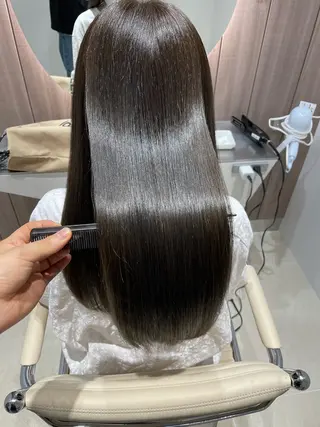 セミロング 韓国ヘア🤍顔周り/ 髪質改善✨/林遼一郎のヘアスタイル