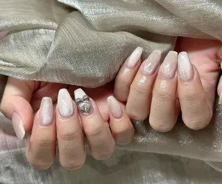 ネイル By moonネイル 🌷ワンホン/韓国風のネイルデザイン