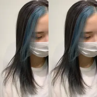 セミロング カラー 髪質改善特化 ミサワコウキのヘアスタイル