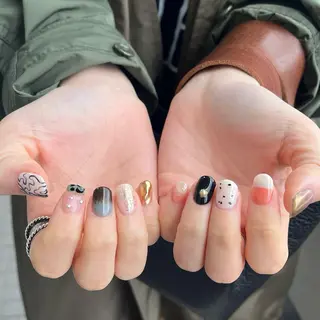 ネイル 🤎Two ERI🤎のネイルデザイン