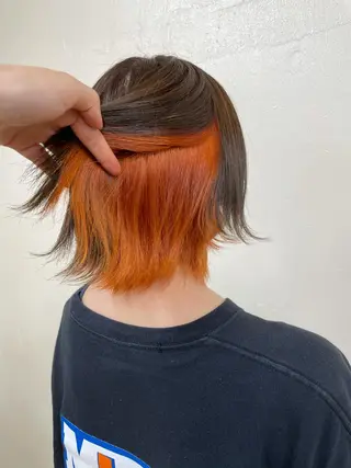 ショート カラー ヘアアレンジ 🤍韓国ヘア特化 🤍力丸🤍のヘアスタイル