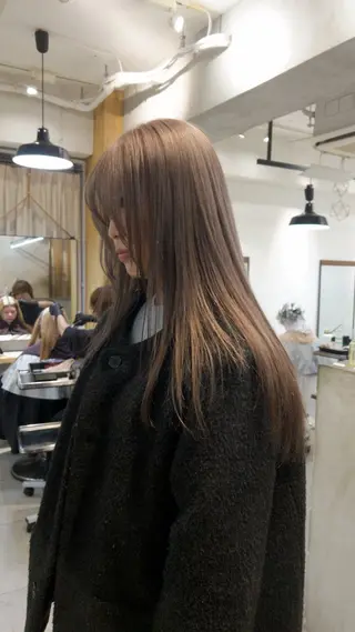 ロング カラー じゅわっと暖色カラー 🍊Moemiのヘアスタイル