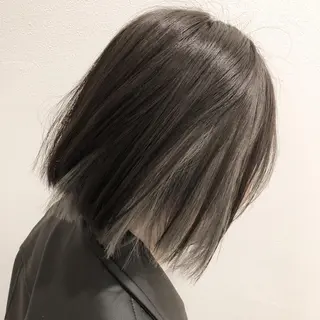 ショート カラー 髪質改善 カラー専門店のヘアスタイル