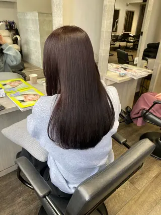 ロング カラー MIREI /韓国風 ショート/大阪美容室のヘアスタイル
