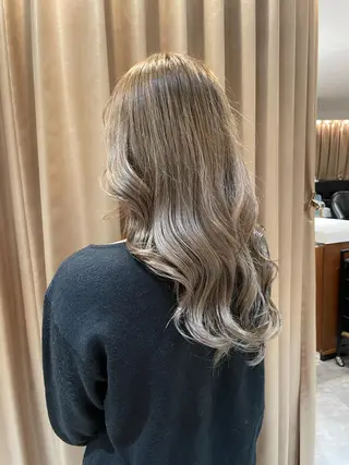 セミロング カラー Lond  mare 🦋ayana🦋のヘアスタイル