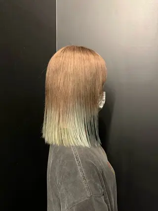 カラー AYUMI/ブリーチ モデル募集中🌻🐝のヘアスタイル