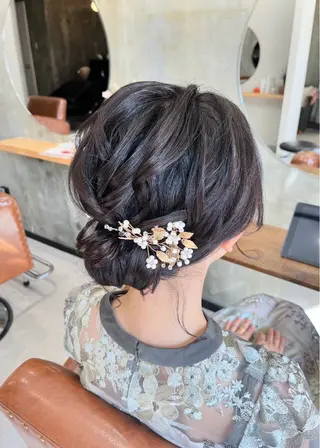 ヘアアレンジ Noele hair atelier(ノエルヘアアトリエ)所属・北上ゆい/個性派/ ナチュラルアレンジのヘアスタイル