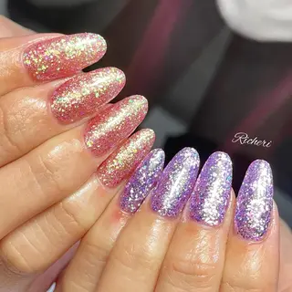 ミディアム ネイル richeri beautyのネイルデザイン