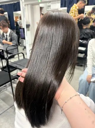 セミロング カラー 韓国ヘア×透明感 🪞横浜/MIU🪞のヘアスタイル