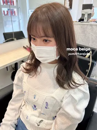 ミディアム カラー パーマ ヘアアレンジ メンズ ワット 原宿のヘアスタイル