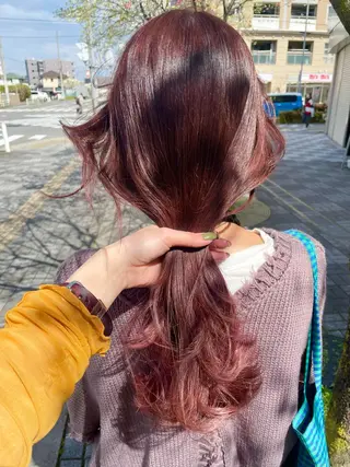 ロング AIRI🌸 ブリーチカラー🎀のヘアスタイル