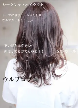 セミロング 成松 勇治のヘアスタイル