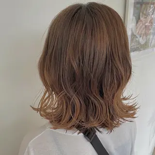 ミディアム yunica所属・yunica manaeのヘアスタイル