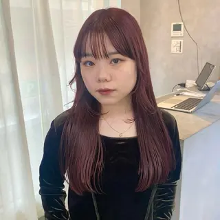 ロング カラー カットモデル୨୧大阪 梅田タカシマリナ♡のヘアスタイル