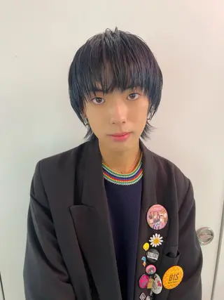 ミディアム 💥ウルフカット デザインあんな💥のヘアスタイル