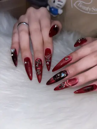 ネイル 名古屋ワンホンネイル 沙理亜のネイルデザイン