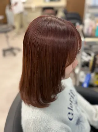 カラー ひろせ ちかなのヘアスタイル