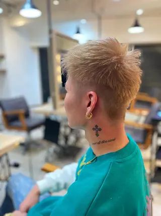 ショート カラー メンズ ヨシダ フミノリのヘアスタイル