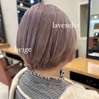 ショート カラー 顔まわり/レイヤー/ 透明感/まいな🥨のヘアスタイル