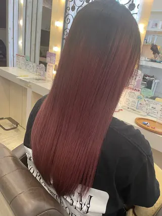 ロング カラー Crén by marie 真嘉比店所属・東恩納 誠のヘアスタイル