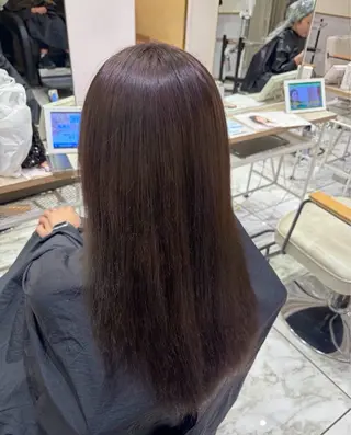 ロング 派手髪ハイトーン💛 ネイル💅まりなのヘアスタイル