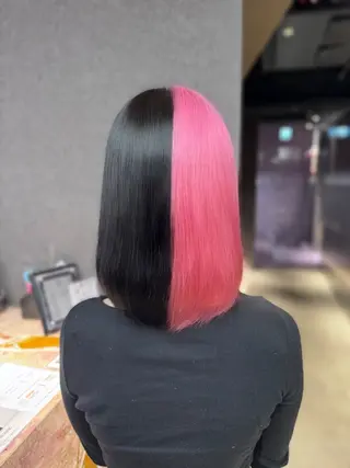 ミディアム 吉澤 愛心のヘアスタイル