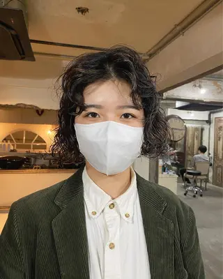 ミディアム パーマ お任せヘア☘️☘️ 及川渚のヘアスタイル