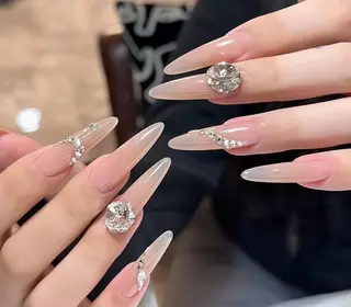 ネイル 🐳彩羽チップ 長さだし専門🐳のネイルデザイン