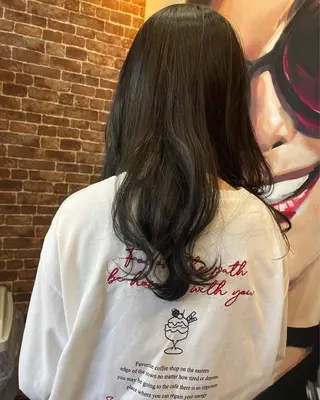 セミロング カラー パーマ ヘアアレンジ メンズ キッズ ネイル マツエク・マツパ アイブロウ times salon名駅所属・久木原 ゆりのヘアスタイル
