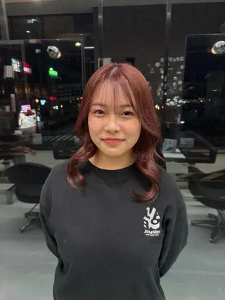 ロング 西宮/トレンドカラー /美馬本紅亜のヘアスタイル