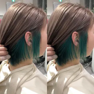ショート カラー JILBLAN京都 ショート/ハイライトのヘアスタイル