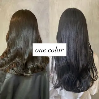 ロング カラー 飯田 晟恭のヘアスタイル