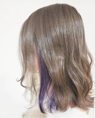 セミロング 🇰🇷透明感×ハイ トーン🌟tomoのヘアスタイル