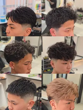 メンズ ショート パーマ LEN名古屋/パーマ 海外ヘア/メンズ特化のヘアスタイル