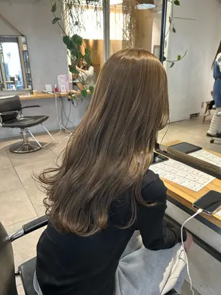 ロング カラー じゅわっと暖色カラー 🍊Moemiのヘアスタイル