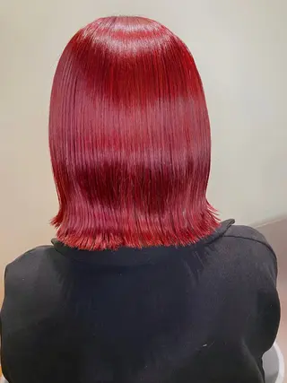 ミディアム カラー GOTODAY シェアサロン梅田NU茶屋町店所属・髪質改善/艶カラー 縮毛矯正/みほのヘアスタイル