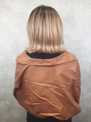 ショート カラー 色白に見える暗髪 梅田・増田のヘアスタイル