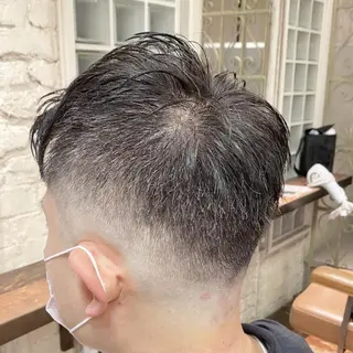 ショート メンズ メンズ/フェード/ バーバー/盛山大地のヘアスタイル