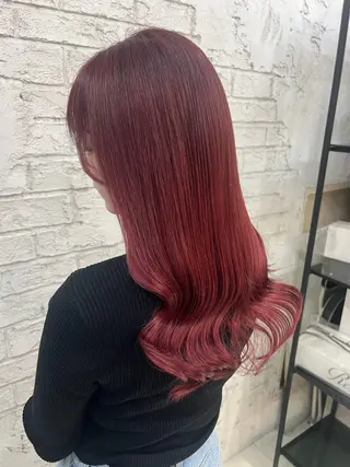 セミロング エクステ＆艶カラー 🎀YURINA🎀のヘアスタイル