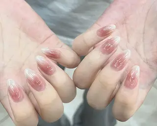 ネイル By moonネイル 🌷ワンホン/韓国風のネイルデザイン