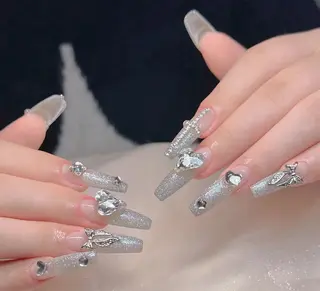 ネイル ETERNA Nail 銀座店【パラジェル/フィルイン/チップ長さだし/マグネット/ニュアンス】所属・ア カリのネイルデザイン