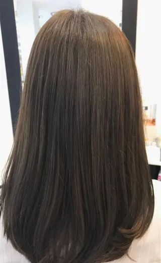 ミディアム カラー YASU🍎CUT 赤系カラー/ヘアケアのヘアスタイル