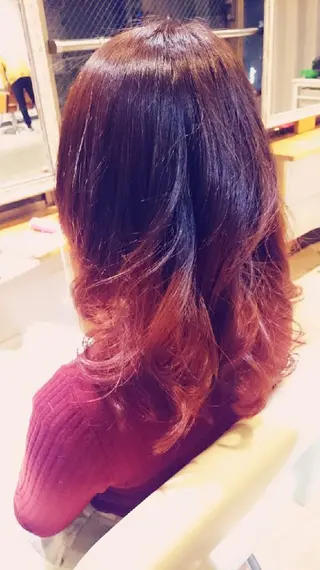 セミロング カラー SAI hairgardenのヘアスタイル