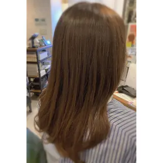 セミロング カラー ✨縮毛矯正✨髪質改善 ナカシマ ユミのヘアスタイル