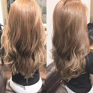 ロング カラー ヘアアレンジ As hair所属・柔らか垢抜けｶﾗｰと ｶｯﾄ🫧ASUKAのヘアスタイル