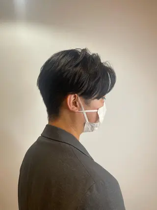 カラー メンズ &chaLme   心斎橋所属・emi/髪質改善/ 韓国風/艶カラーのヘアスタイル