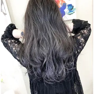 ロング カラー ヘアアレンジ 髪質改善&韓国風特化 型サロン ミシェリーのヘアスタイル
